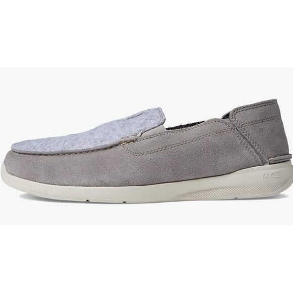 Clarks mens Gorwin Step Loafer, Grey Suede, 8.5 US - Picture 1 of 11